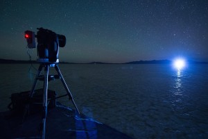 Desert testing of exoplanet search technique - the starshade. Credit: Northrop Gruman
