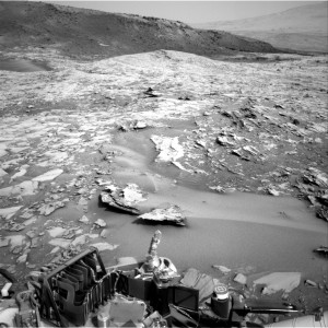 This image was taken by Navcam: Right B (NAV_RIGHT_B) onboard NASA's Mars rover Curiosity on Sol 831 on December 8. Image Credit: NASA/JPL-Caltech 