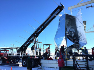 Preparing for liftoff. Credit: Zigmund Kermish, Department of Physics, Princeton University