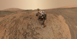 This self-portrait of NASA's Curiosity Mars rover shows the vehicle at the 'Mojave' site, where its drill collected the mission's second taste of Mount Sharp. The scene combines dozens of images taken during January 2015 by the MAHLI camera at the end of the rover's robotic arm. Malin Space Science Systems, San Diego, developed, built and operates the Mars Hand Lens Imager (MAHLI). Image Credit: NASA/JPL-Caltech/MSSS 