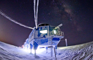 British Antarctic Survey's Halley Research Station in Antarctica. Credit: Sam Burrell, British Antarctic Survey.
