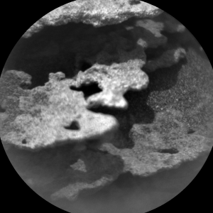 This image was taken by Curiosity's ChemCam: Remote Micro-Imager on May 2, 2015 during Sol 973.  Credit: NASA/JPL-Caltech/LANL 