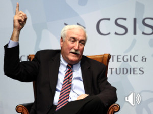   Former NASA Administrator, Sean O'Keefe, took part in discussions regarding the future of space activities in May 11 program held by the Center for Strategic and International Studies (CSIS). Credit: CSIS