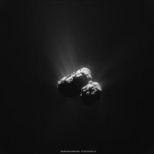Comet 67P/Churyumov-Gerasimenko. Credit: ESA