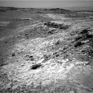 Bright outcrop of interest, dubbed "Lion". Credit: NASA/JPL-Caltech 