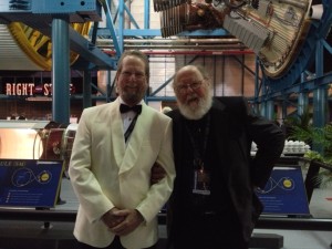 Roger McGuinn and Leonard David. Credit: Camilla McGuinn