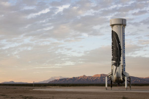 Back on Earth - the New Shepard. Credit: Blue Origin