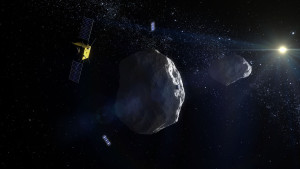 Asteroid Impact Mission, or AIM, networking with CubeSats Credit: ESA - ScienceOffice.org 