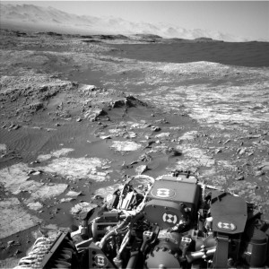 Curiosity Navcam Left B camera image taken on Sol 1185, December 6, 2015. Credit: NASA/JPL-Caltech 