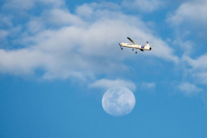 The Austral Launch Vehicle during its first successful use. Photo by J.R.Llobet