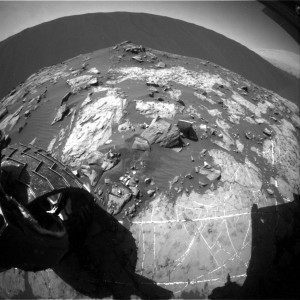 Rear Hazcam Left B image taken by NASA