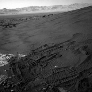 Curiosity Navcam Left B image taken on Sol 1244, February 5, 2016. Credit: NASA/JPL-Caltech