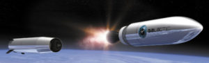  LauncherOne hauls satellites into orbit. Credit: Virgin Galactic