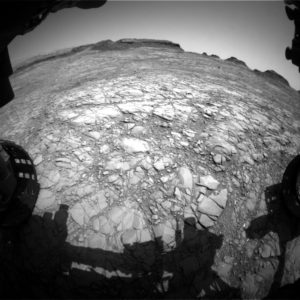 Image taken by Curiosity's Front Hazcam Left B on Sol 1411, July 25, 2016. Credit: NASA/JPL-Caltech 