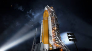 Space Launch System. Credit: NASA