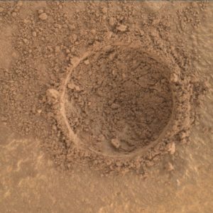 NASA's Mars rover Curiosity acquired this image using its Mars Hand Lens Imager, located on the turret at the end of the rover's robotic arm, on August 4, 2016, Sol 1420. Credit: NASA/JPL-Caltech/MSSS 