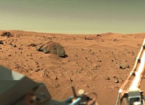 Big Joe I at Viking landing site. Credit: NASA/JPL