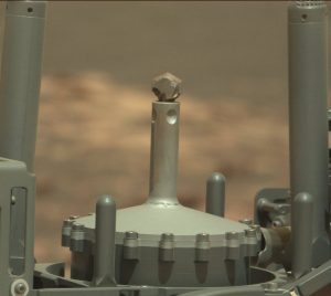 Curiosity Mastcam Right image of drill taken on Sol 1537, December 2, 2016. Credit: NASA/JPL-Caltech/MSSS 