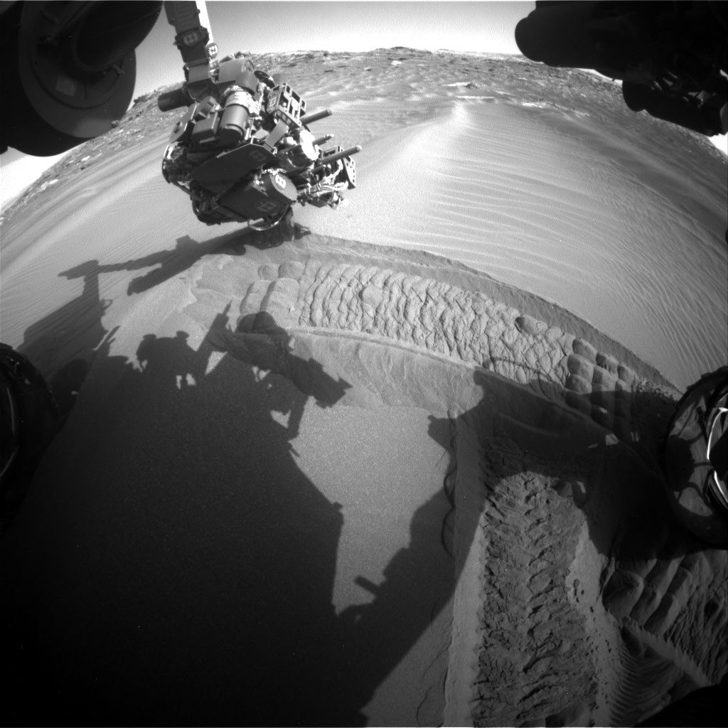 Mars Ripple Curiosity Mars Rover: Sand Ripple Research