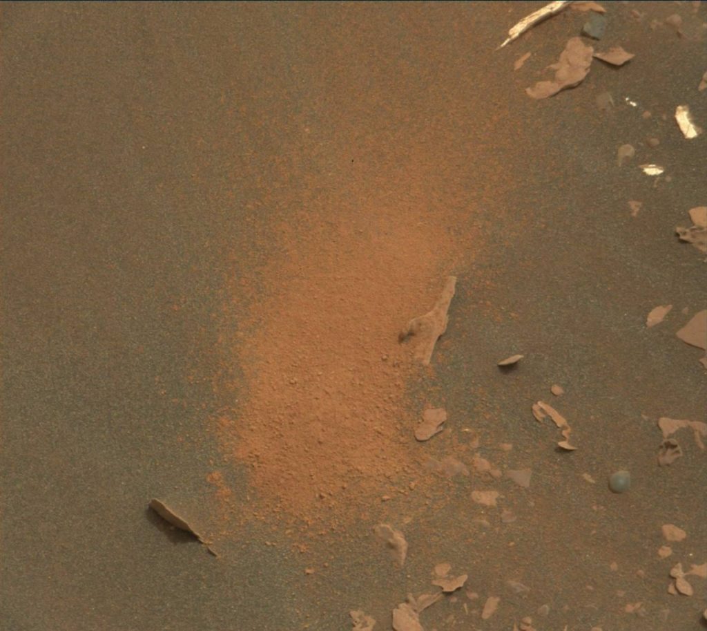 Curiosity Mars Rover Selfie Picture Taking