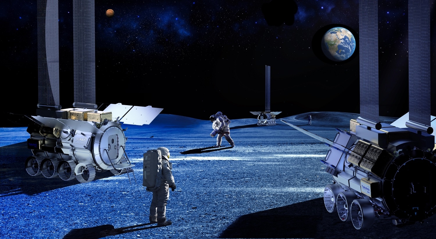 Moon Habitation: Multi-Purpose Home on Wheels